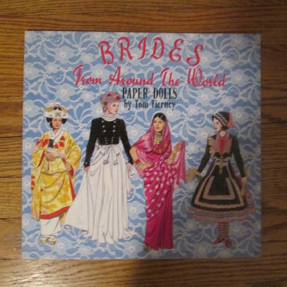2 Vintage 1995 Tom Tierney Paper Doll Sets BRIDES AROUND the WORLD  ROMEO JULIET - Picture 8 of 9